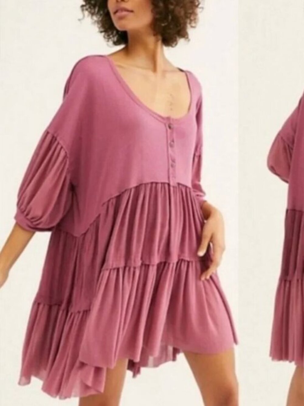 Free People We The Free Skye Tunic Tee Top Dress Women's Small